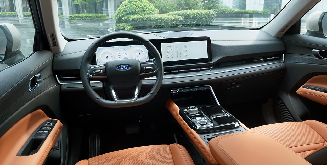 Pantalla de 12 pulgadas con Android Auto y Apple CarPlay equipada en Ford Territory 2026