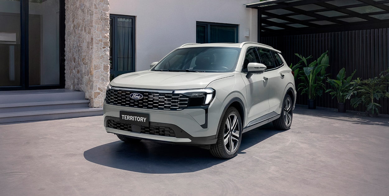 Descubre el renovado Diseño Exterior de Ford Territory 2026, con nueva parrilla faros y fascia