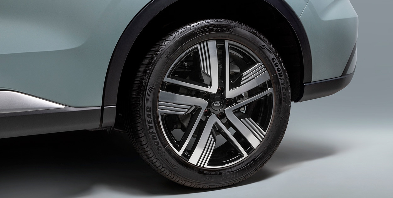 Conoce el nuevo diseño de rines bitono de 19 pulgadas de Ford Territory 2026