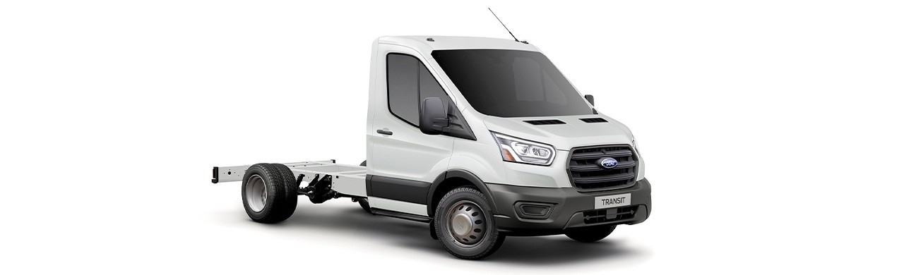 Ford Transit Chasis 2024, Vehículo Comercial de Trabajo en color Blanco Nieve