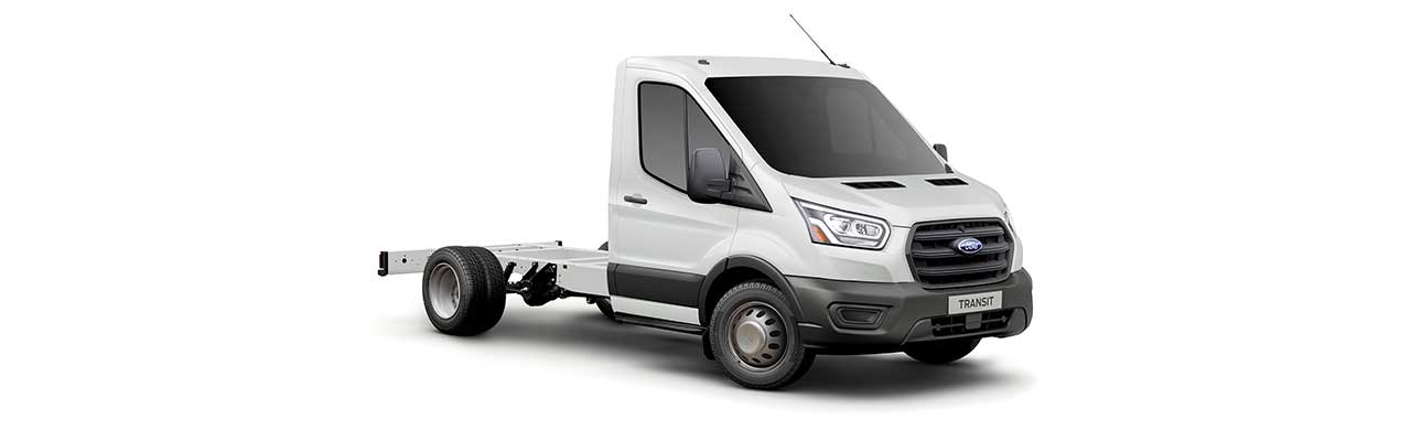 Ford Transit Chasis 2025, Vehículo Comercial Versátil de Carga para Trabajo color Blanco Nieve