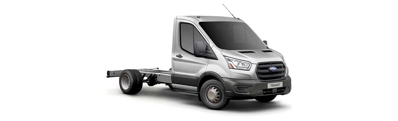 Ford Transit Chasis 2025, Vehículo Comercial Versátil de Carga para Trabajo color Gris Mercurio