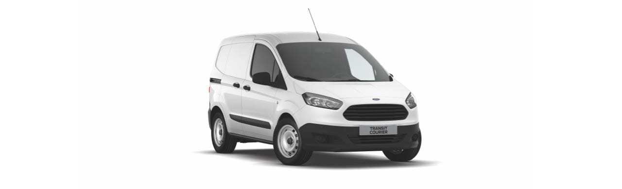 Vehículo Comercial de Carga, Entrega y Reparto Ford Transit Courier 2021 en Color Blanco Nieve