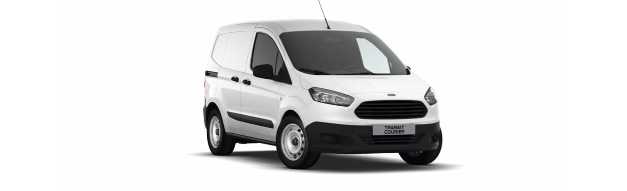Van Comercial de Entrega y Reparto Ford Transit Courier 2023 en Color Blanco Nieve