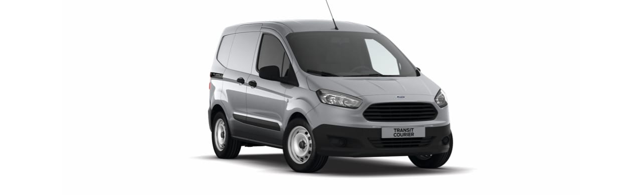 Van Comercial de Entrega y Reparto Ford Transit Courier 2023 en Color Gris Mercurio