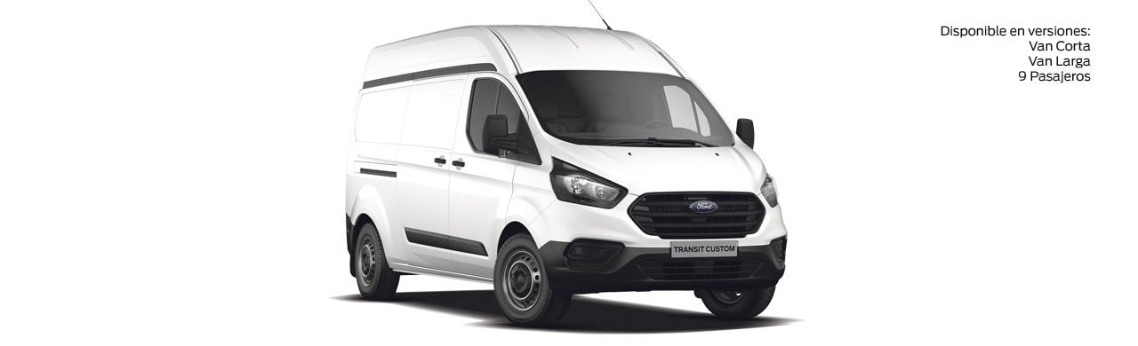 Blanco Nieve Conoce Ford Transit Custom, Vehículo comercial para tu empresa disponible en color Blanco Nieve