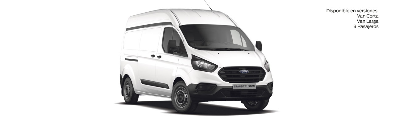 Ford Transit Custom 2022, la Versatil Camioneta Van en Color Blanco Nieve