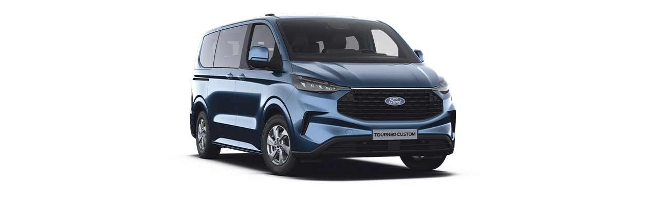 Ford Transit Custom 2024, Vehículo Comercial de Carga y Trabajo color Azul Metálico