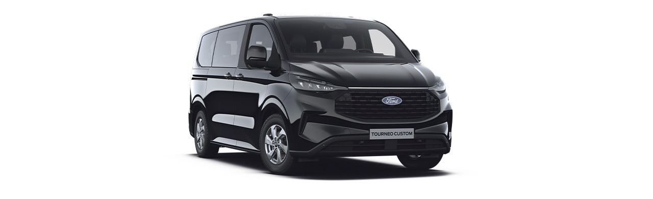 Ford Transit Custom 2024, Vehículo Comercial de Carga y Trabajo color Negro Obsidiana