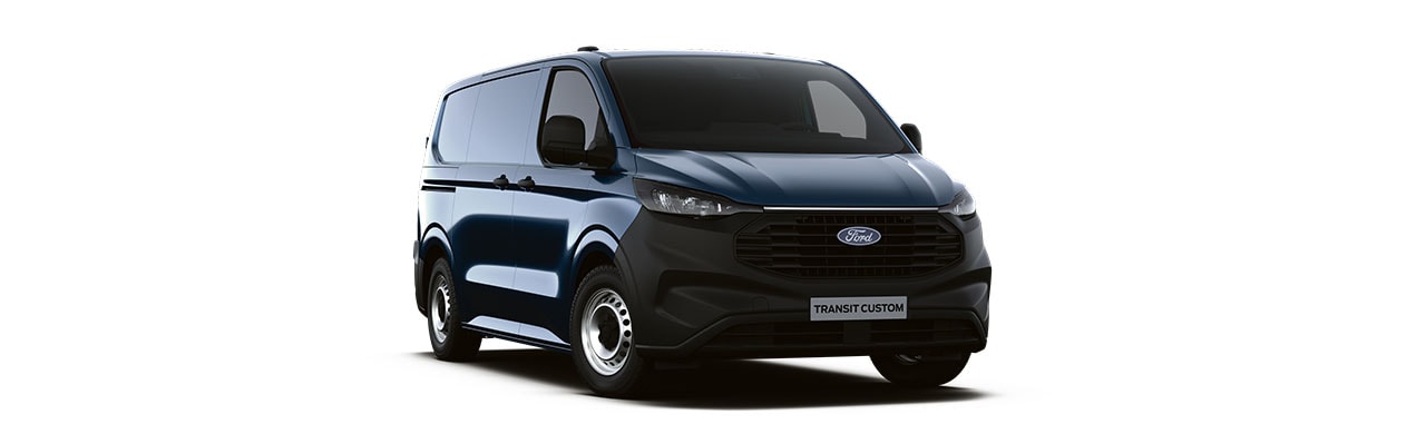 Ford Transit Custom 2026, Vehículo Comercial de Carga y Trabajo color Azul Marino Brillante
