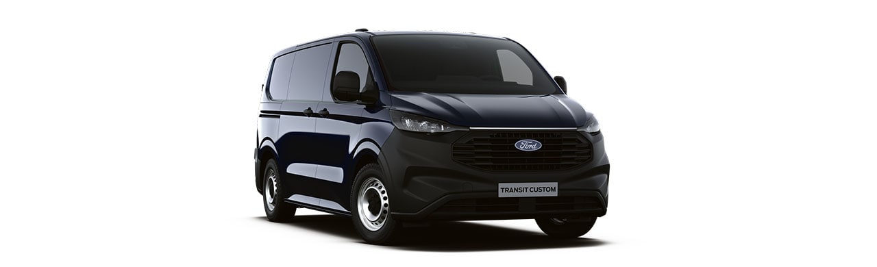 Ford Transit Custom 2026, Vehículo Comercial de Carga y Trabajo color Azul Metálico