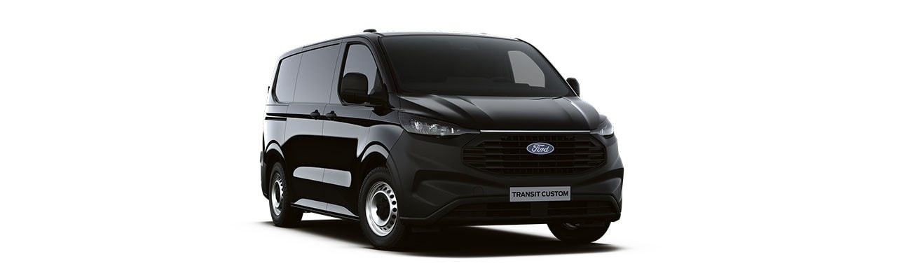 Ford Transit Custom 2026, Vehículo Comercial de Carga y Trabajo color Negro Obsidiana