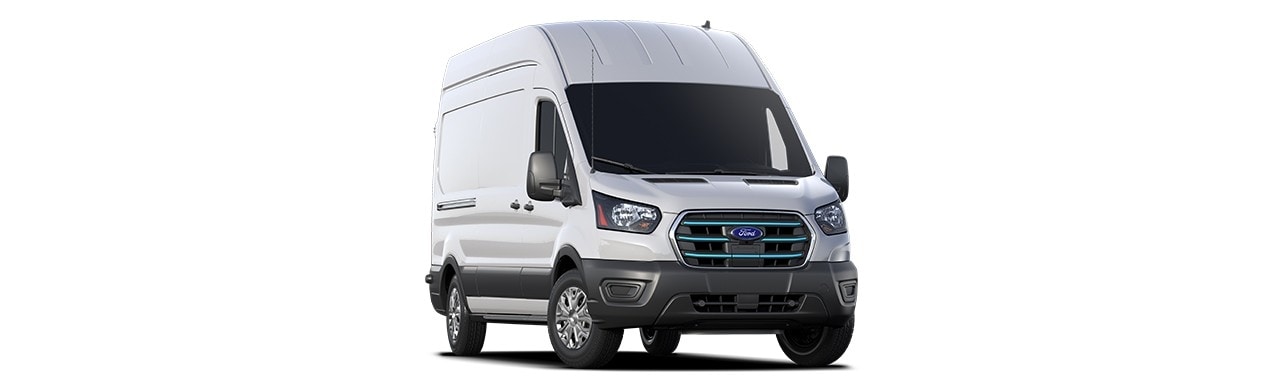 Ford E-Transit 2024, Van Eléctrica de Trabajo en color Blanco Oxford