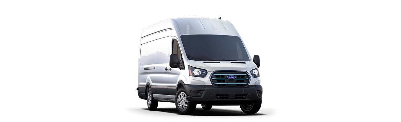 Ford E-Transit 2025, Van Comercial Eléctrica de Trabajo Color Blanco Oxford