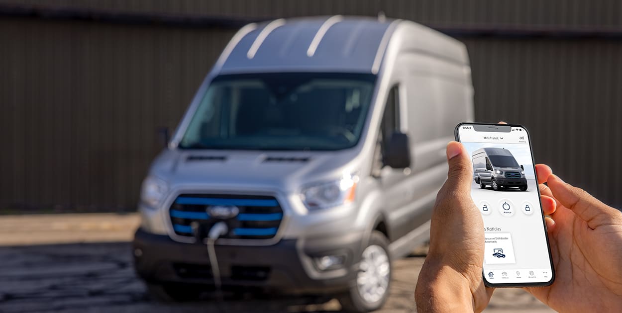 FordPass, App para smartphone que te permite conocer información de Ford E-Transit 2025