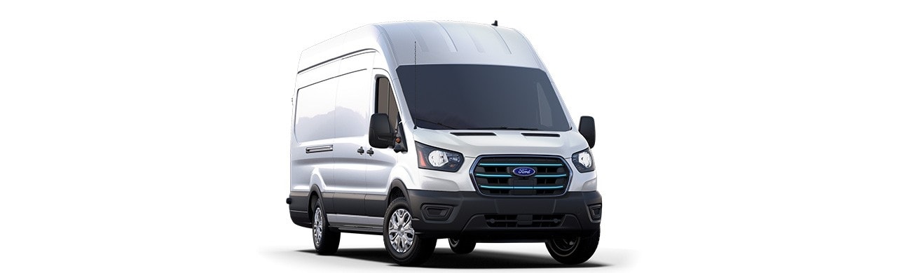 Ford E-Transit 2026, Van Comercial Eléctrica de Trabajo Color Blanco Oxford