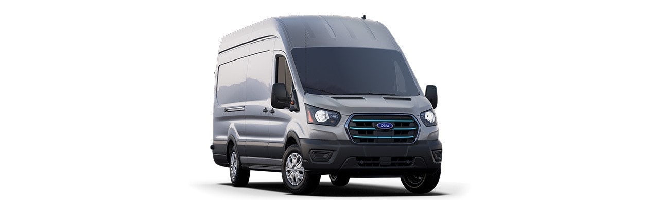 Ford E-Transit 2026, Van Comercial Eléctrica de Trabajo Color Plata Estelar