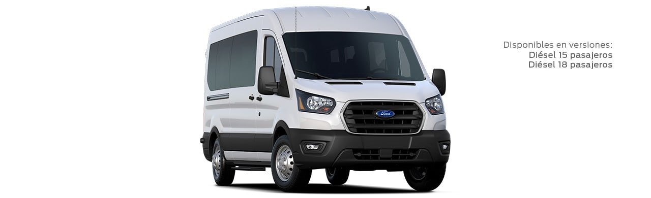 Ford Transit Pasajeros 2021 Diésel transporte de personal disponible en color Blanco Nieve