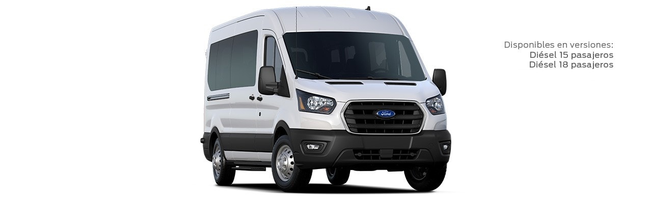 Ford Transit Pasajeros 2021 Diésel transporte de personal disponible en color Blanco Nieve