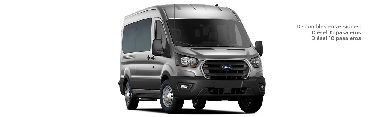 Ford Transit Pasajeros 2021 Diésel transporte de personal disponible en color Gris Mercurio