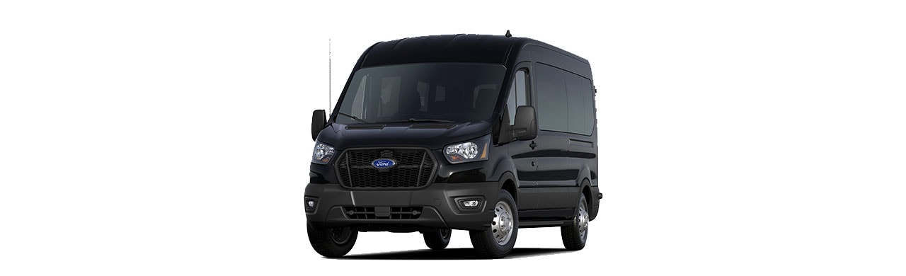 Ford Transit Pasajeros 2026, Van Comercial de Transporte color Negro Obsidiana