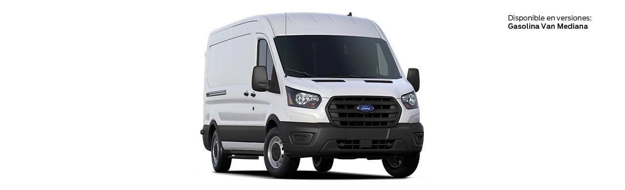 Ford Transit Van 2021 la Camioneta Van a Gasolina y Diésel Disponible en color Blanco Oxford