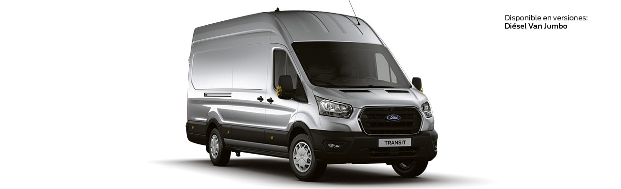 Ford Transit Van 2021 la Camioneta Van a Gasolina en color Gris Mercurio