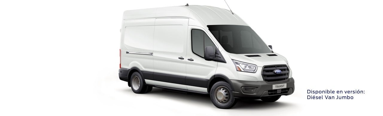 Ford Transit Van 2023, Vehículo Comercial de Trabajo en color Blanco Nieve