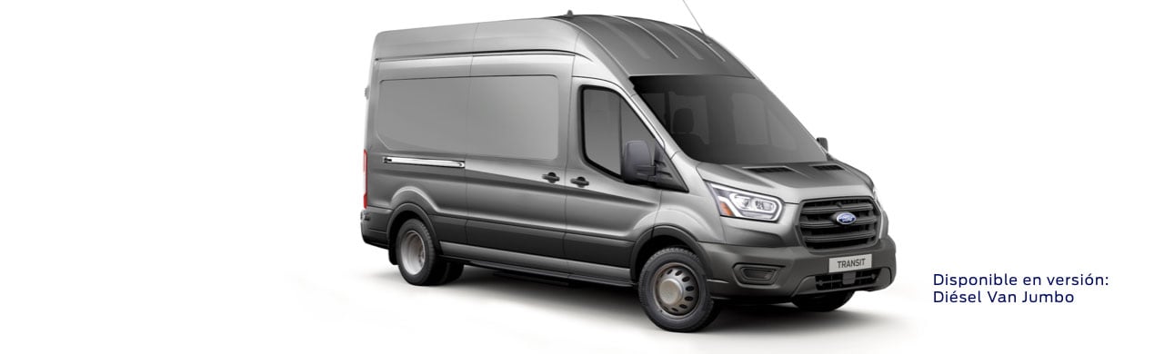 Ford Transit Van 2023, Vehículo Comercial de Trabajo en color Gris Mercurio