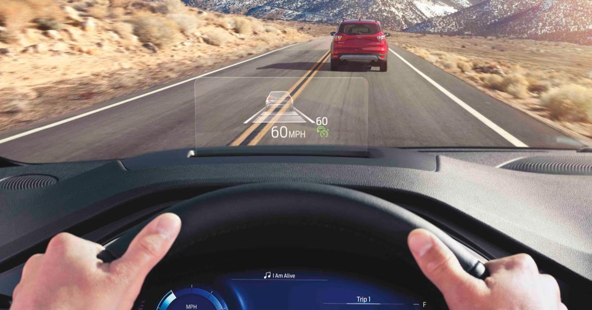Head Up Display Tecnología de Conectividad Ford México
