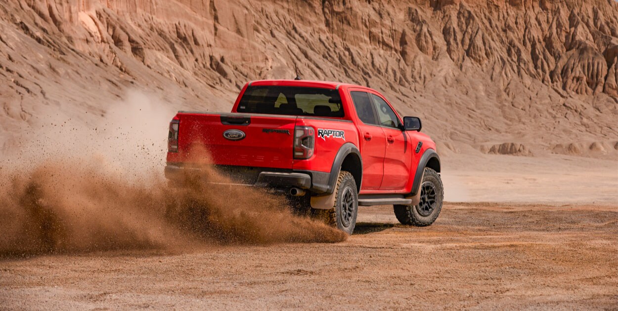 Diferenciales Bloqueables, 4x4 y Suspensión Todoterreno Camioneta Pickup Ford Ranger Raptor 2023