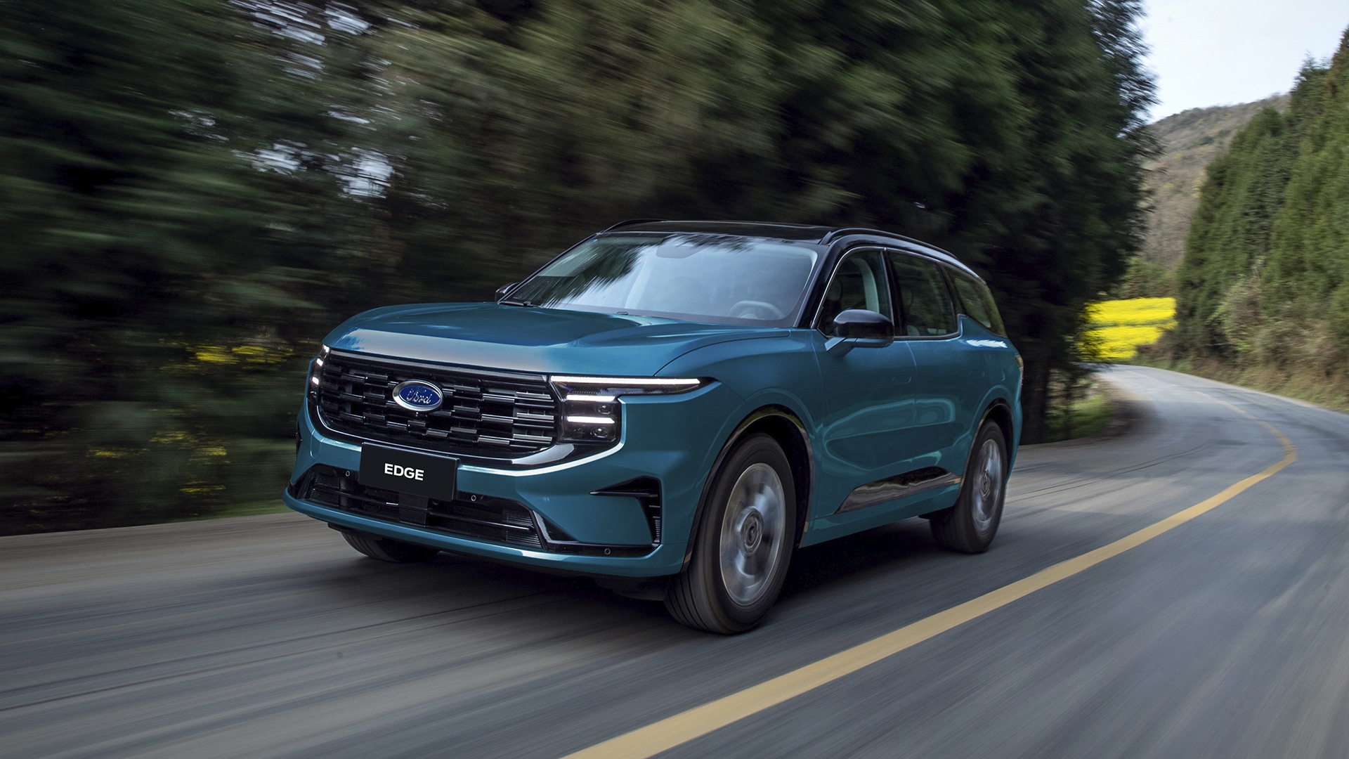 Asombroso rendimiento y autonomía de la Nueva Ford Edge Híbrida 2027, SUV familiar de 3 filas