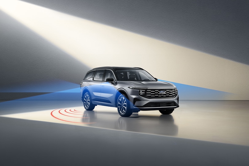 Ford Edge Híbrida 2027 equipa diversos Asistentes de Seguridad como Monitoreo de Punto Ciego BLIS