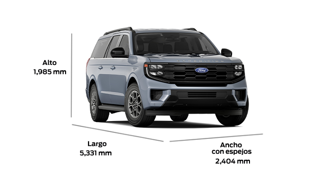 Dimensiones de Ford Expedition 2027, Camioneta SUV Versión Active