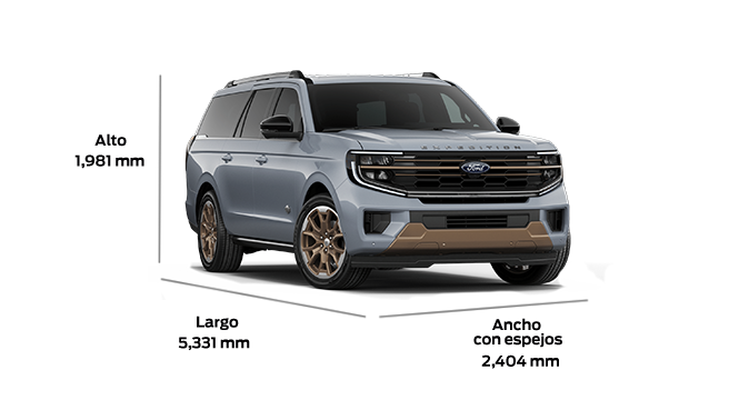 Dimensiones de Ford Expedition 2027, Camioneta SUV Versión King Ranch
