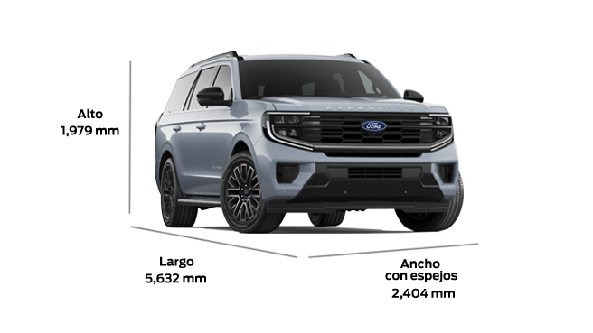 Dimensiones de Ford Expedition 2027, Camioneta SUV Versión Platinum Max