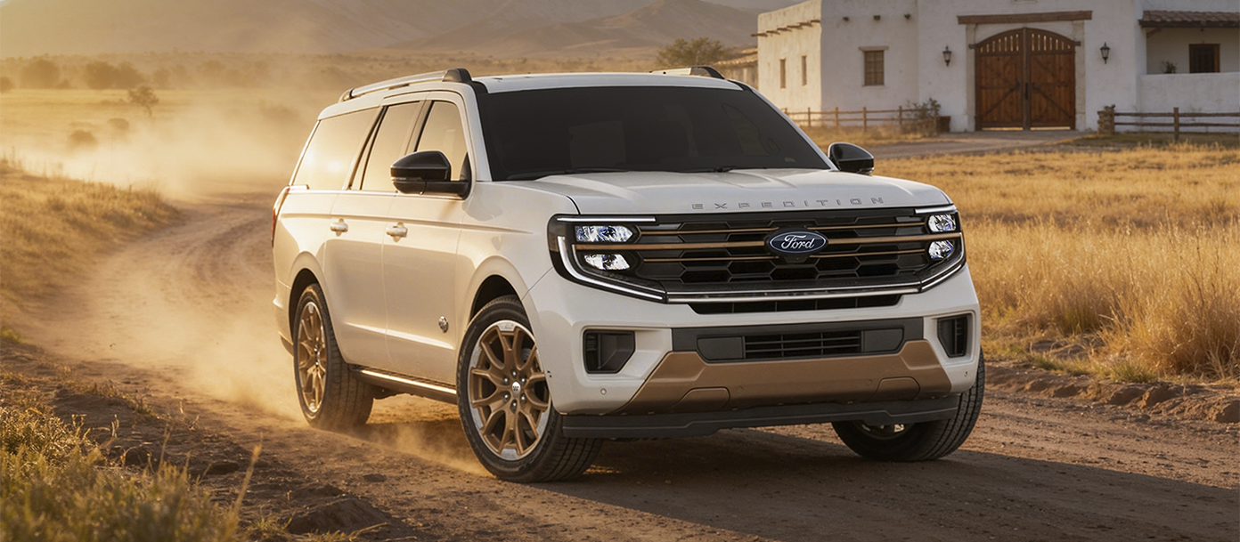 Nuevo diseño exterior imponente y elegante de SUV de 3 filas Ford Expedition 2027