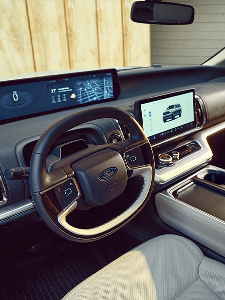 Pantalla digital de 24 pulgadas equipada en la Nueva Ford Expedition 2027