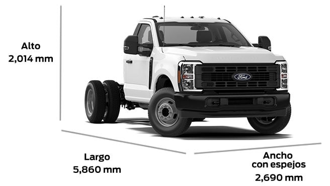 Ford Super Duty Chasis F-350 XL Gasolina con Gran Capacidad de Carga