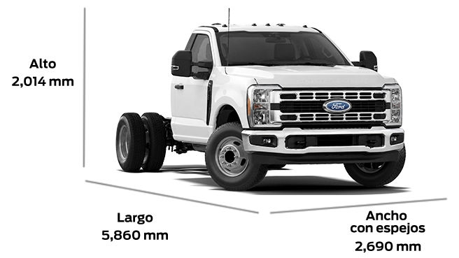 Ford Super Duty Chasis F-350 XL Plus Gasolina con Gran Capacidad de Carga y Tecnología 