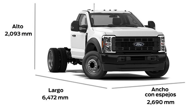 Ford Super Duty Chasis F-450 XL Diésel Camión con Torque de 950 lb-pie