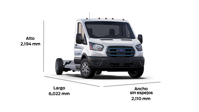 Ford E-Transit 2027 Chasis 430 Extra Largo brinda mayor capacidad para soluciones comerciales
