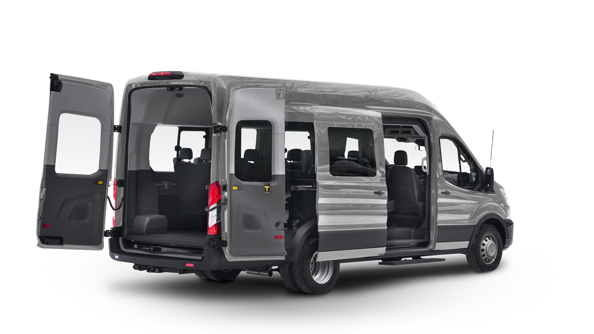 La Van de Turismo Ford Transit Pasajeros 2027 con acceso fácil y confort para los ocupantes