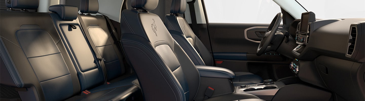 Vestiduras Color Azul Naval de Camioneta SUV Ford Bronco Sport 2024 para OffRoad
