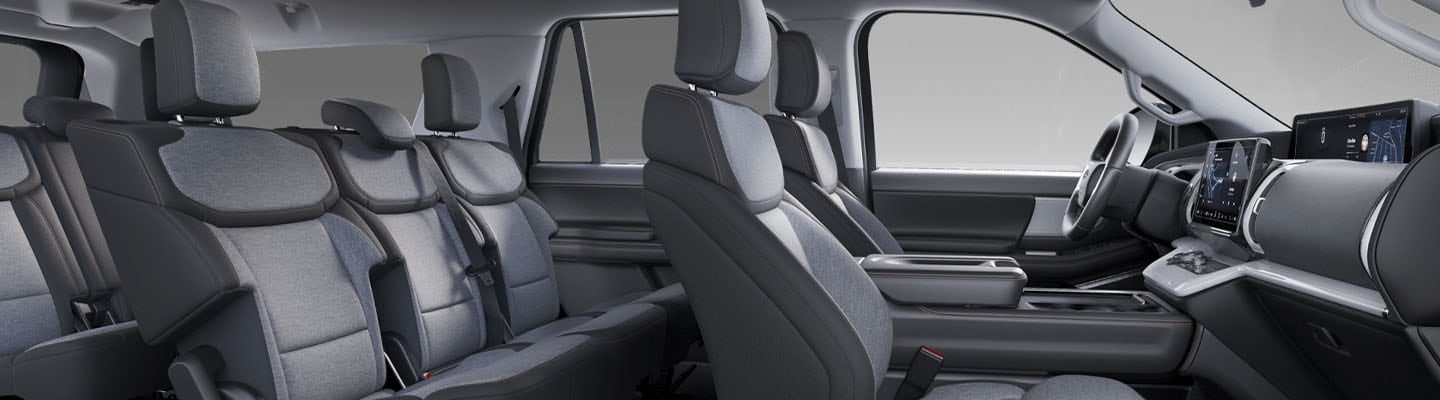 Camioneta SUV Ford Expedition 2025 de Amplio Espacio Interior con Asientos ActiveX color Gris Oscuro