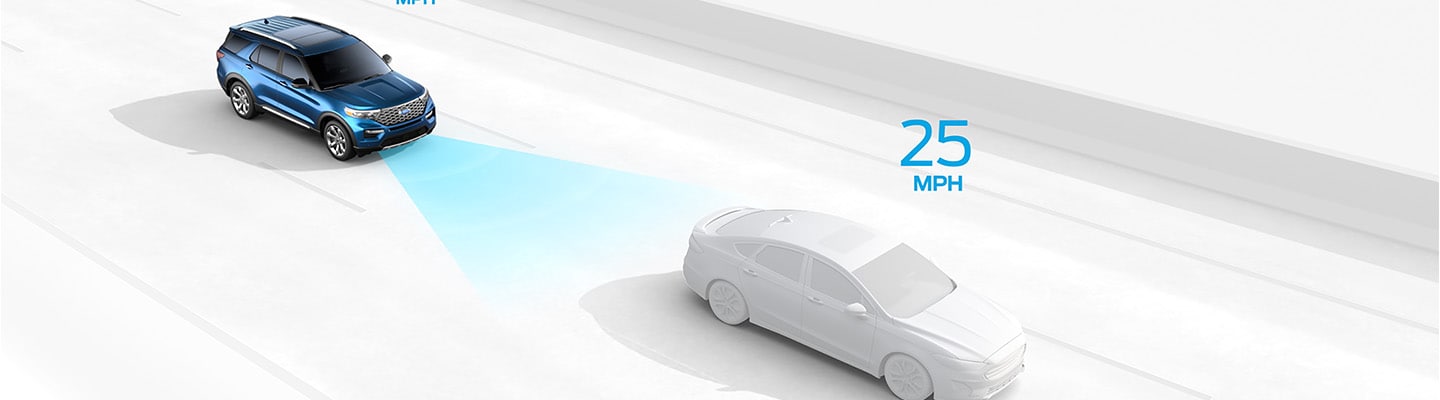 Control Crucero Adaptativo con Mantenimiento de Carril incluido en Ford Explorer ST 2024