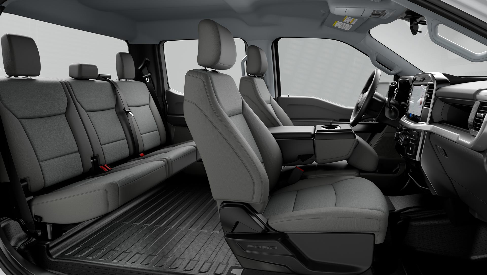 Camioneta Pickup Ford F150 Híbrida 2026. Asientos ajustables para máximo confort