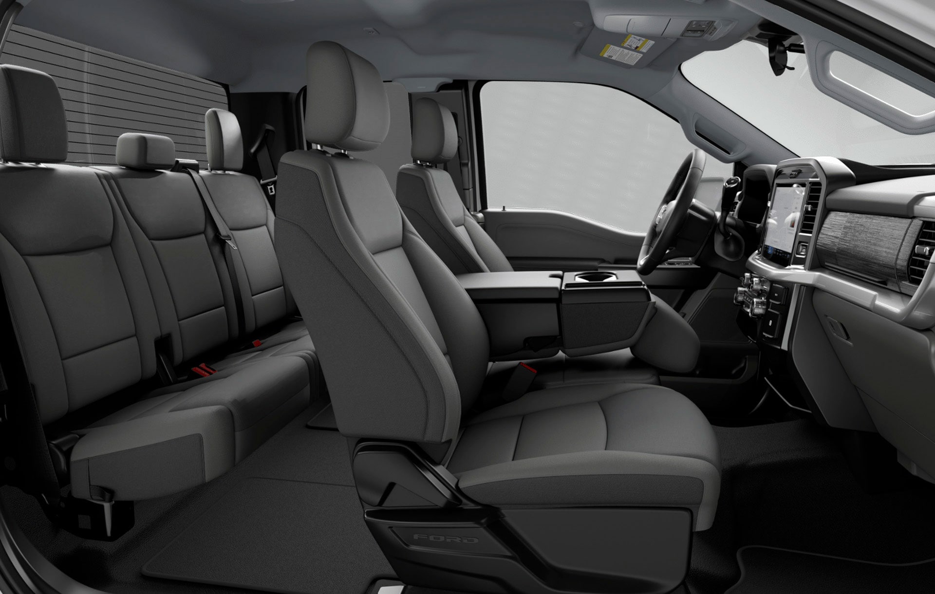 Realiza actividades de Trabajo con gran Confort gracias al cómodo espacio interior de Ford F150 2026