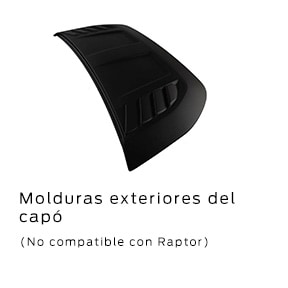 Equipa tu SUV Todoterreno 4x4 Ford Bronco con las Molduras Exteriores del Capó