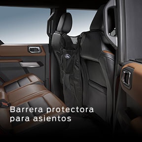 Equipa tu SUV Todoterreno Ford Bronco con la Barrera Protectora para Asientos